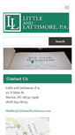 Mobile Screenshot of littleandlattimore.com